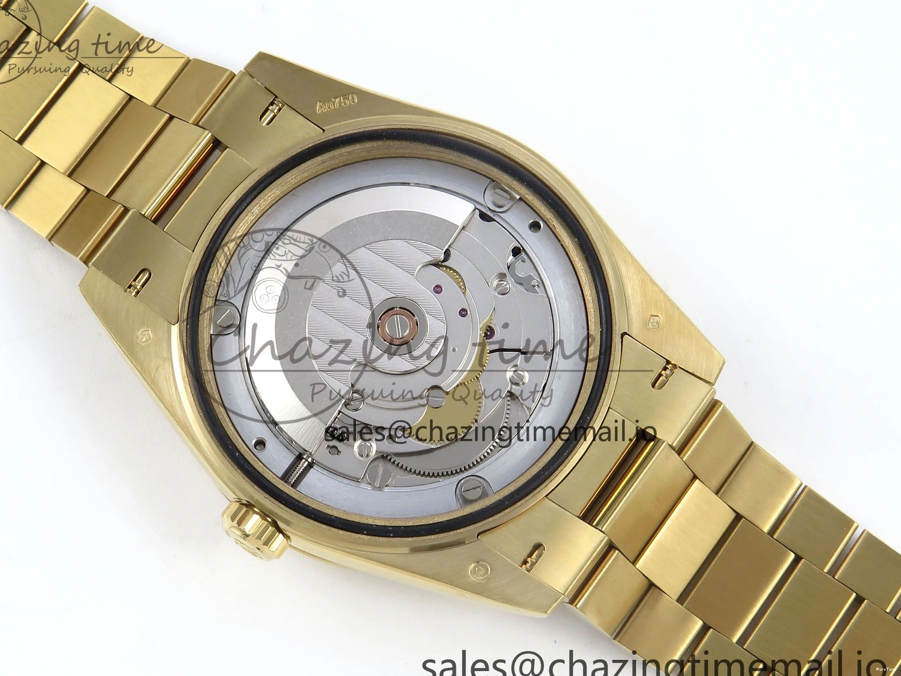 MiroTime 0325 Day Date 40 YG 228238 Noob 1:1 Best Edition Green Roman Dial on President Bracelet A2836 (Gain Weight) Youthful 796